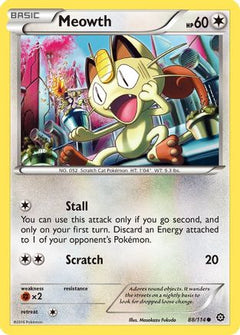 Meowth (88) [XY - Steam Siege] Reverse Holofoil - Deck Out Gaming