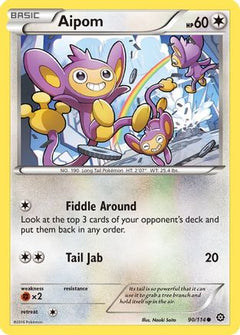 Aipom (90) [XY - Steam Siege] Reverse Holofoil - Deck Out Gaming
