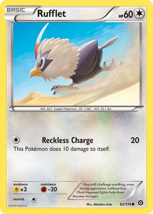Rufflet (92) [XY - Steam Siege] Reverse Holofoil - Deck Out Gaming