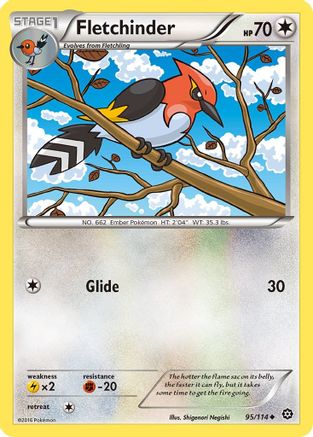 Fletchinder (95) [XY - Steam Siege] - Deck Out Gaming