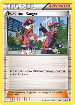 Pokemon Ranger (104) [XY - Steam Siege] Reverse Holofoil - Deck Out Gaming