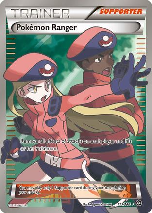 Pokemon Ranger (Full Art) (113) [XY - Steam Siege] Holofoil - Deck Out Gaming
