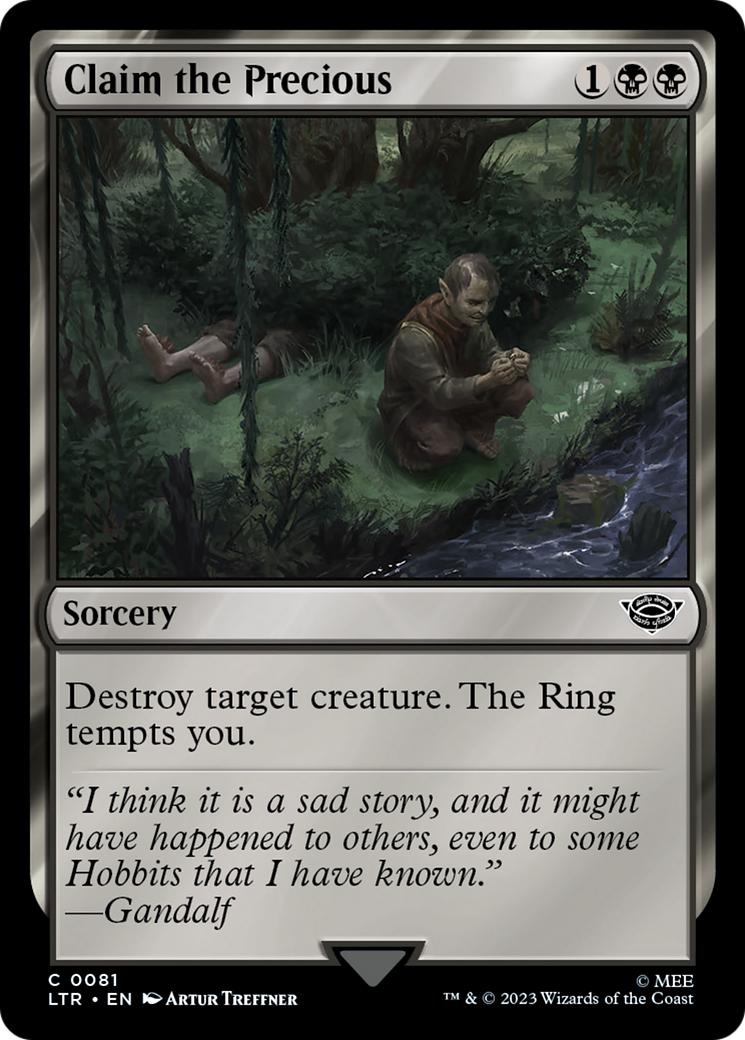 Claim the Precious (81) [The Lord of the Rings: Tales of Middle-earth] foil - Deck Out Gaming