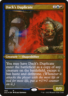 Dack's Duplicate (Foil Etched) (483) [Double Masters 2022] foil - Deck Out Gaming