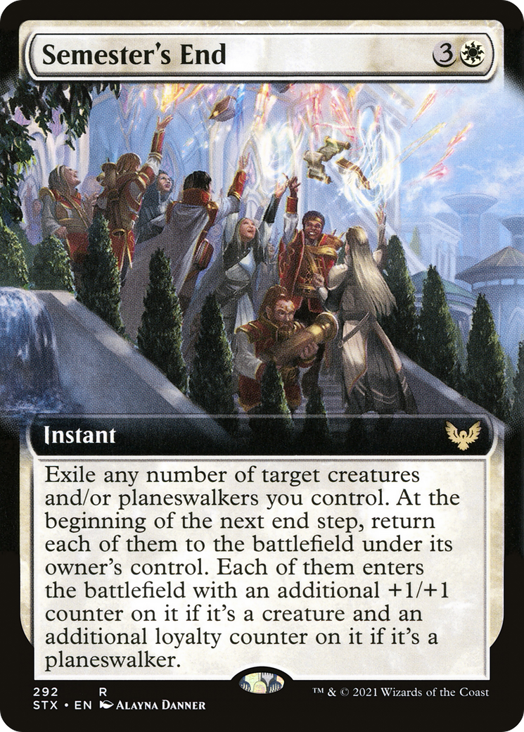 Semester's End (Extended Art) (292) [Strixhaven: School of Mages] - Deck Out Gaming