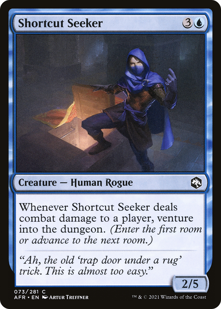Shortcut Seeker (73) [Adventures in the Forgotten Realms] foil - Deck Out Gaming