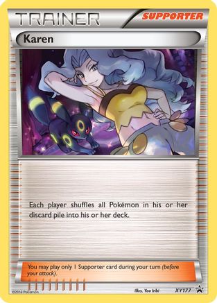 Karen (XY177) [XY Promos] - Deck Out Gaming
