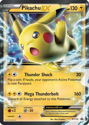 Pikachu EX - XY174 (XY174) [XY Promos] Holofoil - Deck Out Gaming