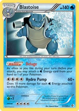 Blastoise - 31/149 (BW Boundaries Crossed) (31) [Deck Exclusives] - Deck Out Gaming