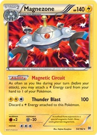 Magnezone - 54/162 (XY BREAKthrough) (54) [Deck Exclusives] - Deck Out Gaming
