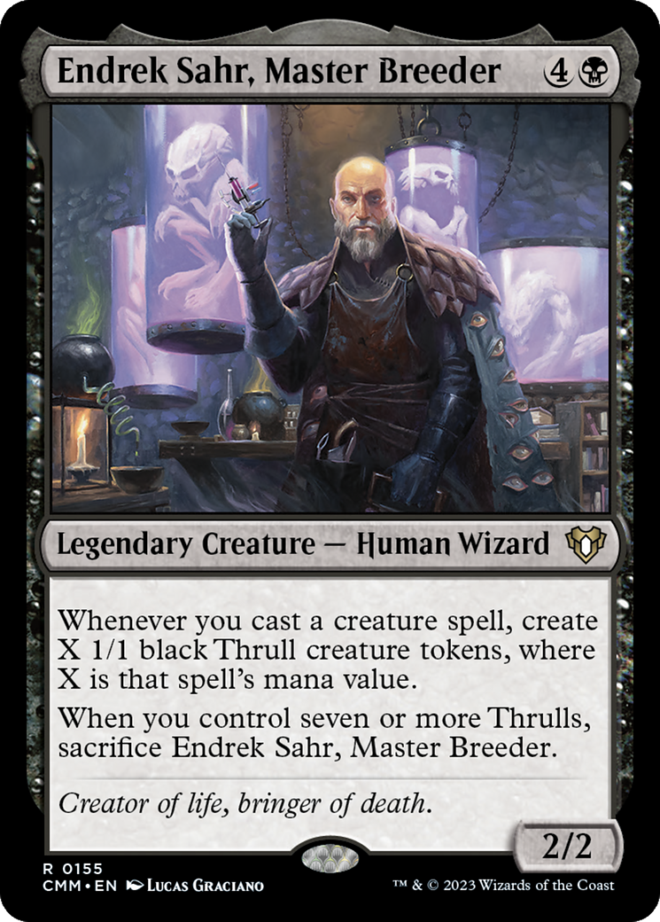 Endrek Sahr, Master Breeder (155) [Commander Masters] - Deck Out Gaming