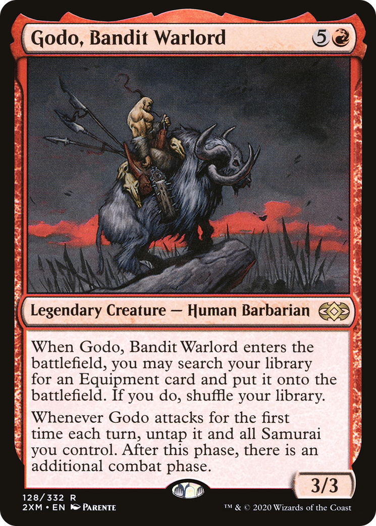 Godo, Bandit Warlord (128) [Double Masters] - Deck Out Gaming