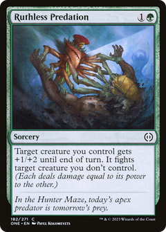 Ruthless Predation (182) [Phyrexia: All Will Be One] foil - Deck Out Gaming