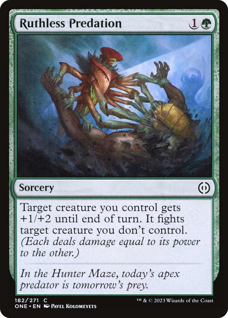 Ruthless Predation (182) [Phyrexia: All Will Be One] foil - Deck Out Gaming
