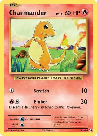 Charmander (9) [XY - Evolutions] Reverse Holofoil - Deck Out Gaming