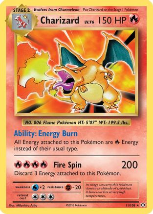 Charizard (11) [XY - Evolutions] Reverse Holofoil - Deck Out Gaming