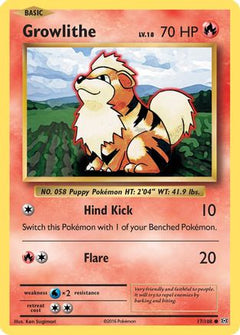 Growlithe (17) [XY - Evolutions] Reverse Holofoil - Deck Out Gaming