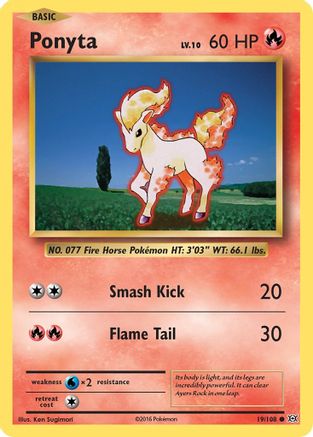 Ponyta (19) [XY - Evolutions] Reverse Holofoil - Deck Out Gaming