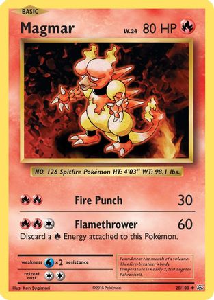 Magmar (20) [XY - Evolutions] Reverse Holofoil - Deck Out Gaming