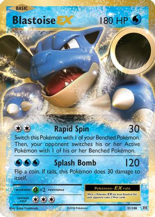 Blastoise EX (21) [XY - Evolutions] Holofoil - Deck Out Gaming