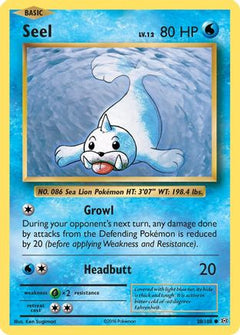 Seel (28) [XY - Evolutions] Reverse Holofoil - Deck Out Gaming