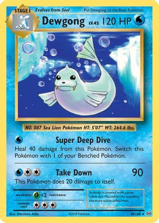 Dewgong (29) [XY - Evolutions] Reverse Holofoil - Deck Out Gaming