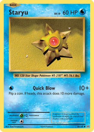 Staryu (30) [XY - Evolutions] Reverse Holofoil - Deck Out Gaming