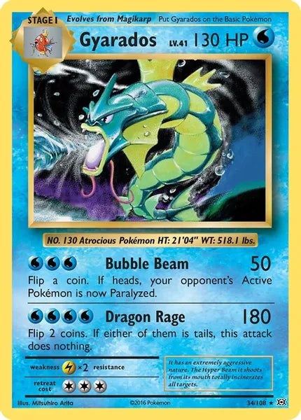 Gyarados (34/108) [XY: Evolutions] Reverse Holofoil - Deck Out Gaming