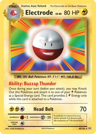 Electrode (40) [XY - Evolutions] Reverse Holofoil - Deck Out Gaming