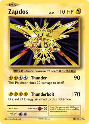 Zapdos (42) [XY - Evolutions] Holofoil - Deck Out Gaming