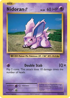 Nidoran M (43) [XY - Evolutions] Reverse Holofoil - Deck Out Gaming