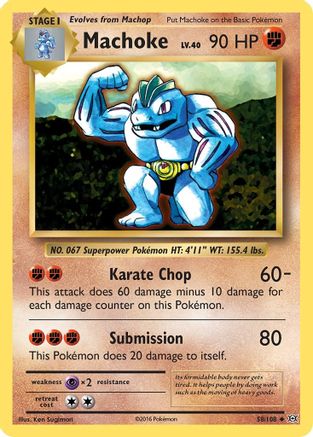 Machoke (58) [XY - Evolutions] Reverse Holofoil - Deck Out Gaming