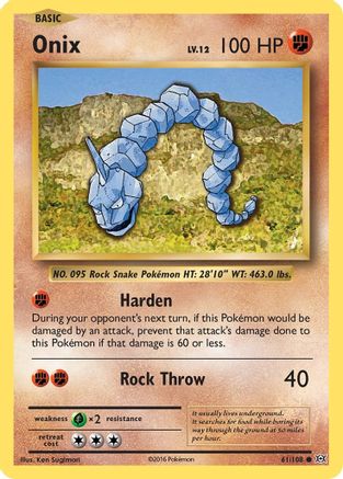 Onix (61) [XY - Evolutions] Reverse Holofoil - Deck Out Gaming