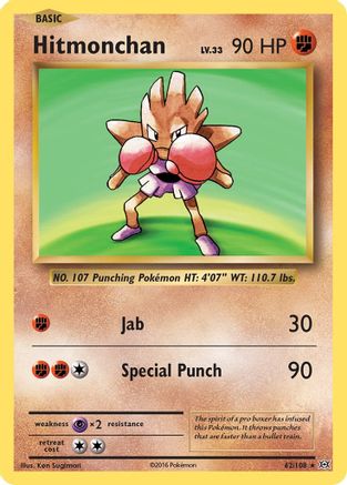 Hitmonchan (62) [XY - Evolutions] Reverse Holofoil - Deck Out Gaming