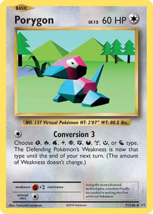 Porygon (71) [XY - Evolutions] Reverse Holofoil - Deck Out Gaming