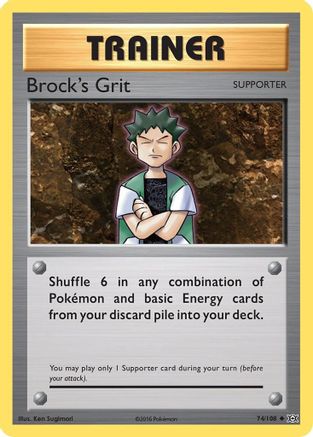 Brock's Grit (74) [XY - Evolutions] Reverse Holofoil - Deck Out Gaming