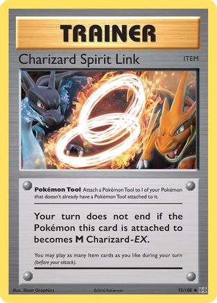Charizard Spirit Link (75) [XY - Evolutions] Reverse Holofoil - Deck Out Gaming