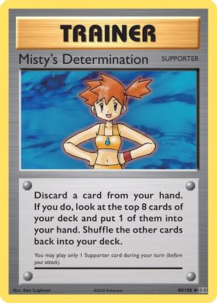 Misty's Determination (80) [XY - Evolutions] Reverse Holofoil - Deck Out Gaming