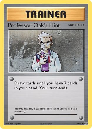 Professor Oak's Hint (84) [XY - Evolutions] Reverse Holofoil - Deck Out Gaming