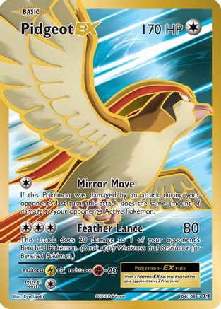 Pidgeot EX (Full Art) (104) [XY - Evolutions] Holofoil - Deck Out Gaming