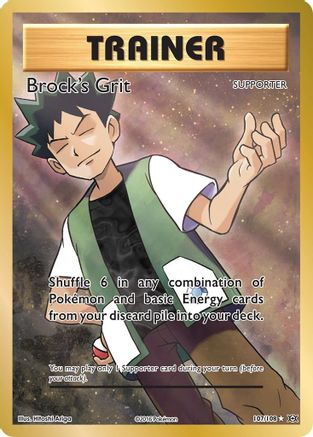 Brock's Grit (Full Art) (107) [XY - Evolutions] Holofoil - Deck Out Gaming