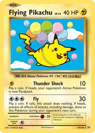 Flying Pikachu (110) [XY - Evolutions] - Deck Out Gaming