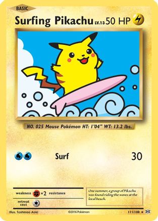 Surfing Pikachu (111) [XY - Evolutions] - Deck Out Gaming