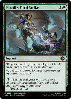 Huatli's Final Strike (190) [The Lost Caverns of Ixalan] foil - Deck Out Gaming