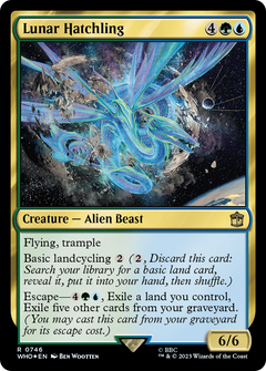 Lunar Hatchling (Surge Foil) (746) [Doctor Who] foil - Deck Out Gaming