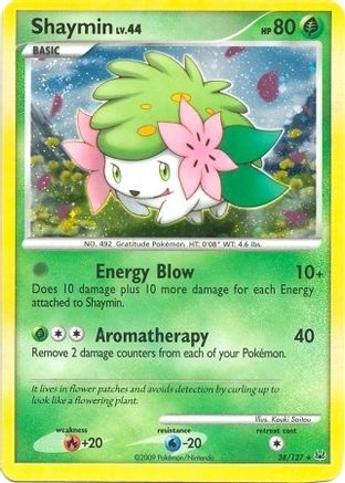 Shaymin - 38/127 (DPPt Platinum) (38) [Deck Exclusives] Holofoil - Deck Out Gaming