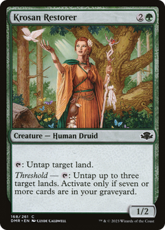 Krosan Restorer (168) [Dominaria Remastered] foil - Deck Out Gaming