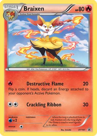 Braixen - XY161 (XY161) [XY Promos] Holofoil - Deck Out Gaming