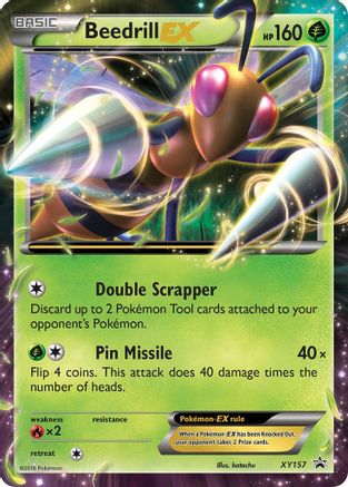 Beedrill EX - XY157 (XY157) [XY Promos] Holofoil - Deck Out Gaming