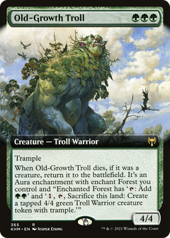 Old-Growth Troll (Extended Art) (365) [Kaldheim] - Deck Out Gaming